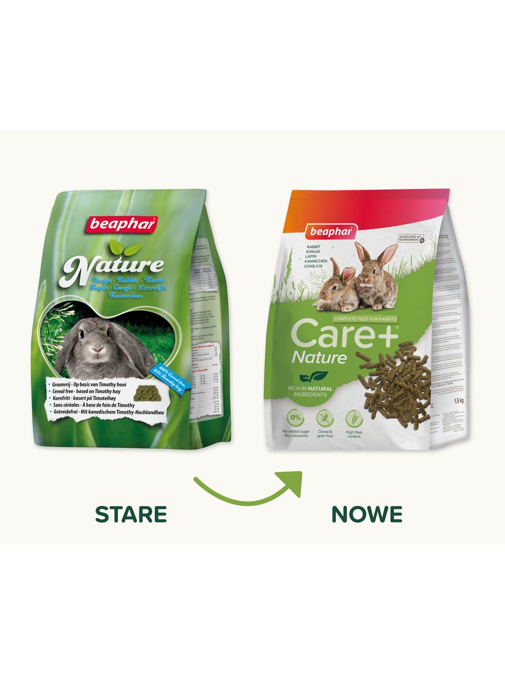 BEAPHAR-Care+ Rabbit 1,5kg - karma Super Premium dla królików dorosłych