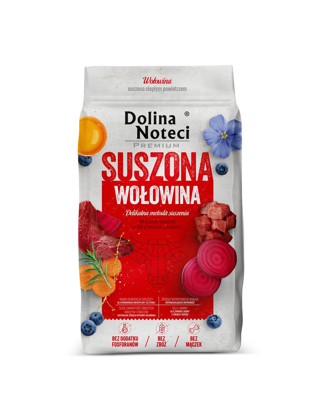 DOLINA NOTECI Premium Wołowina- karma suszona dla psa 9kg