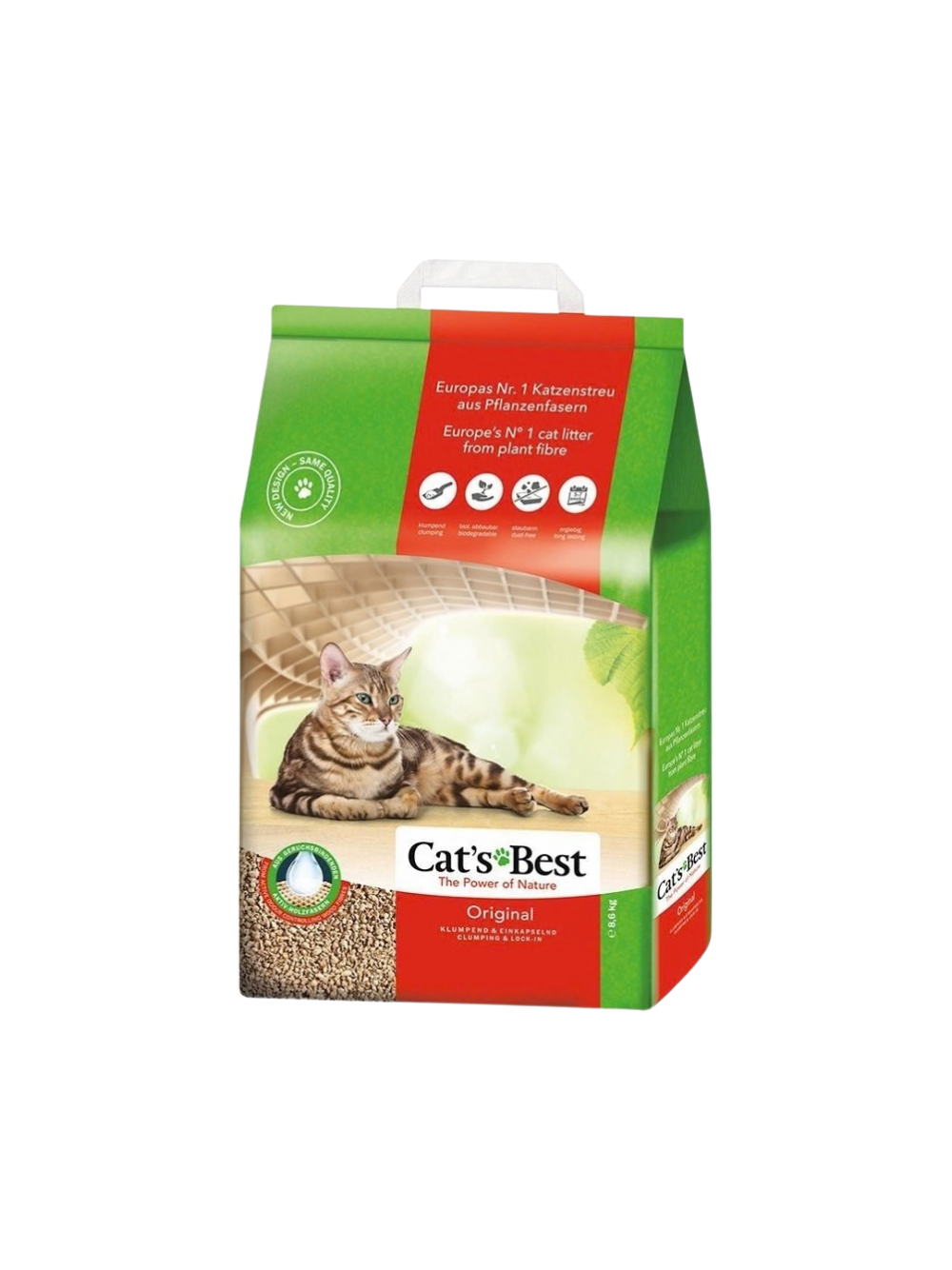 JRS Cats Best Eko Plus - Żwirek Drewniany Zbrylający 20l / 8,6kg