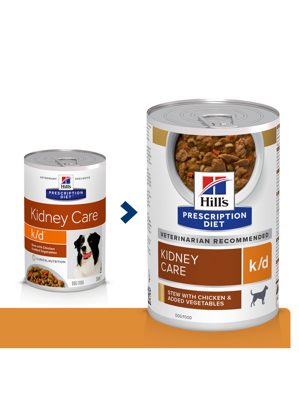 HILL'S PD Prescription Diet Canine k/d kurczak (gulasz) 24x354g- puszka