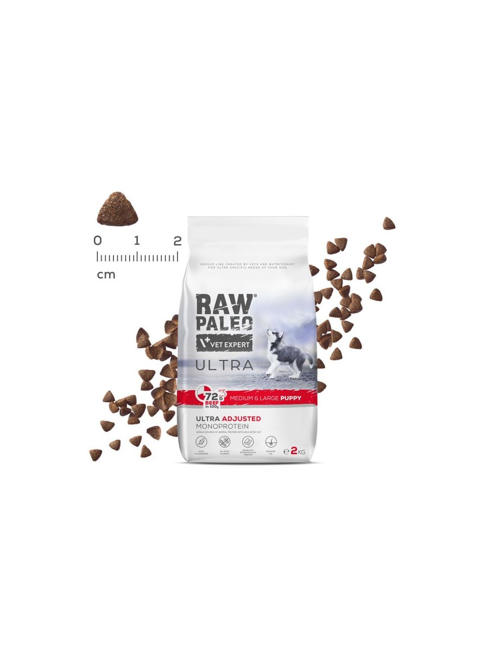 Vetexpert Raw Paleo Ultra Beef Puppy Medium/Large 2kg