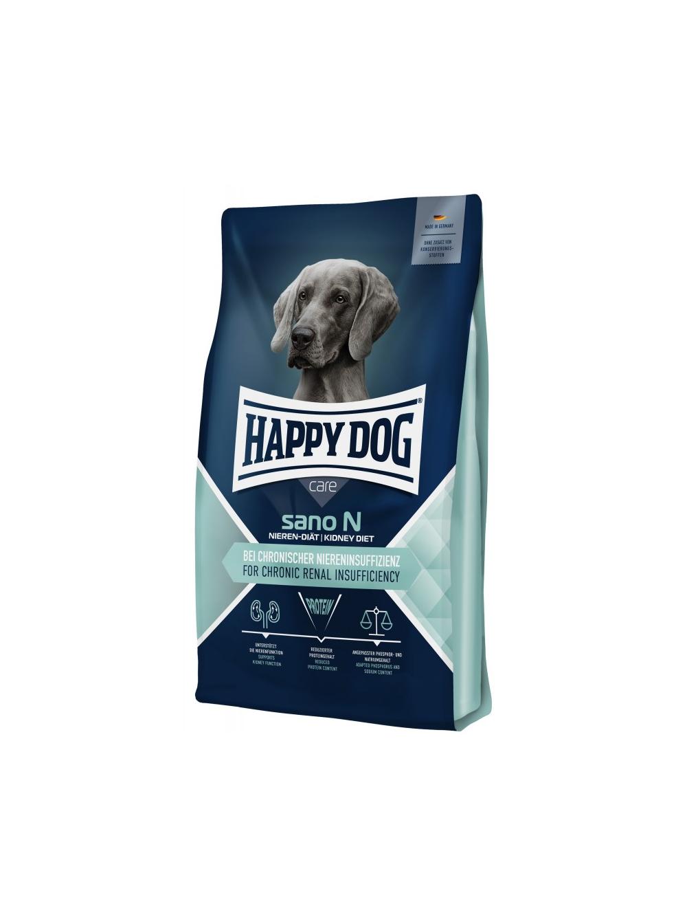 Happy Dog Sano N, karma sucha, wspomagająca nerki, 7,5kg\ Opakowanie uszkodzone (9541) !!!