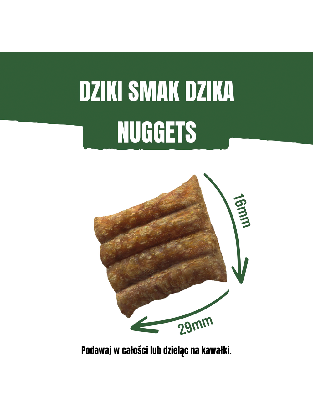 ADVENTUROS Nuggets Bogate w dzika 90g