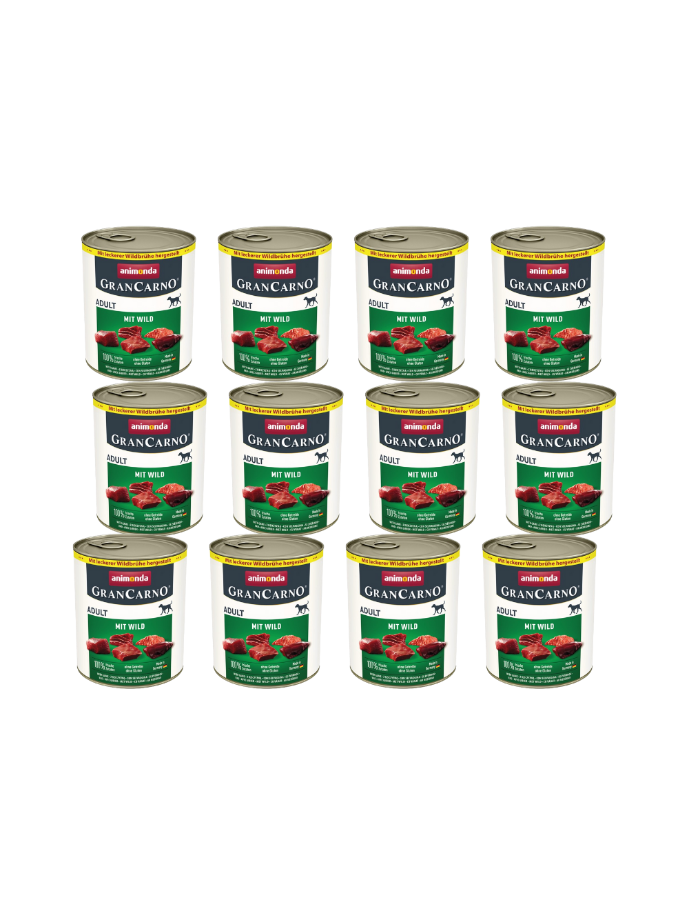 ANIMONDA GranCarno Adult Dog smak: Dziczyzna 12x800g