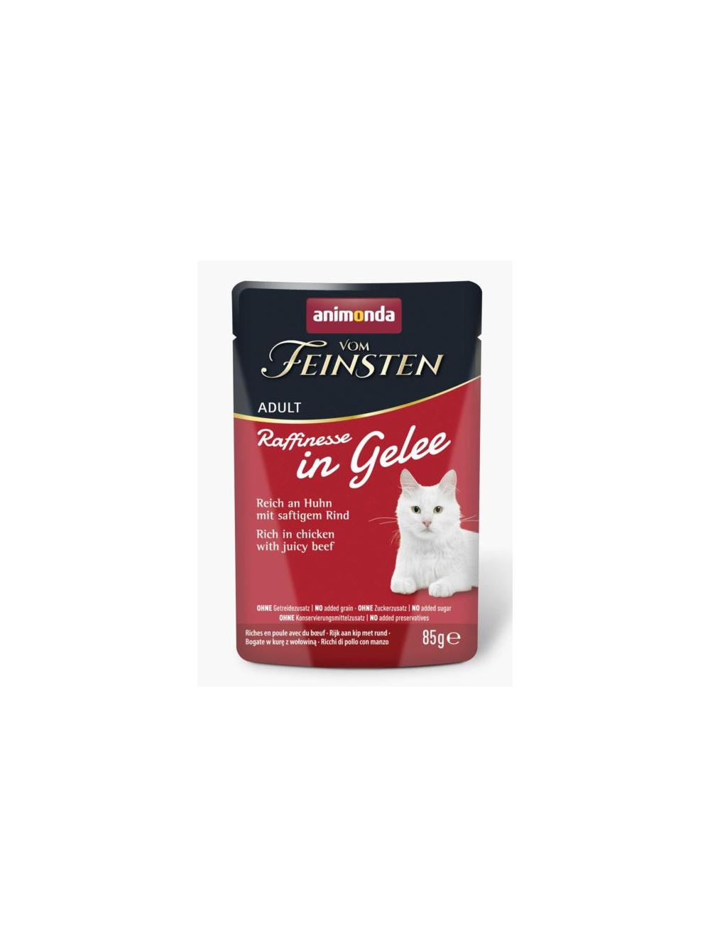 ANIMONDA Vom Feinsten Raffinesse kurczak z wołowiną 24x85g