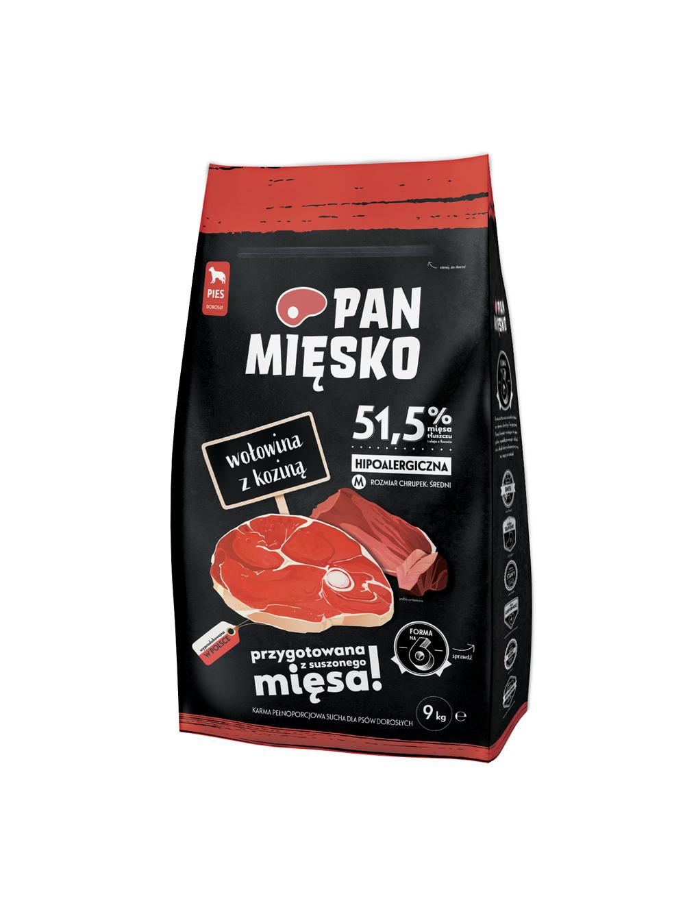 PAN MIĘSKO Wołowina z koziną M 3kg