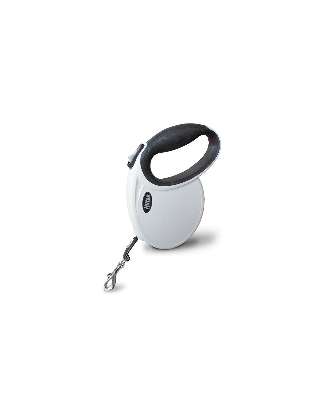 SMART DOG TAPE M BIAŁO-CZARNA SMYCZ AUTO MATYCZNA 4M DLA PSA DO 20KG