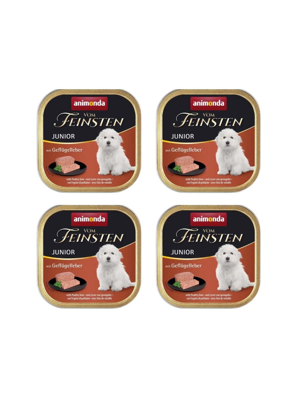 ANIMONDA Dog Vom Feinsten Junior smak: wątróbka drobiowa 22x150g