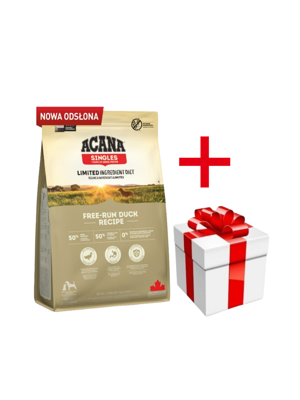 ACANA Free-Run Duck 2kg + niespodzianka dla psa GRATIS!
