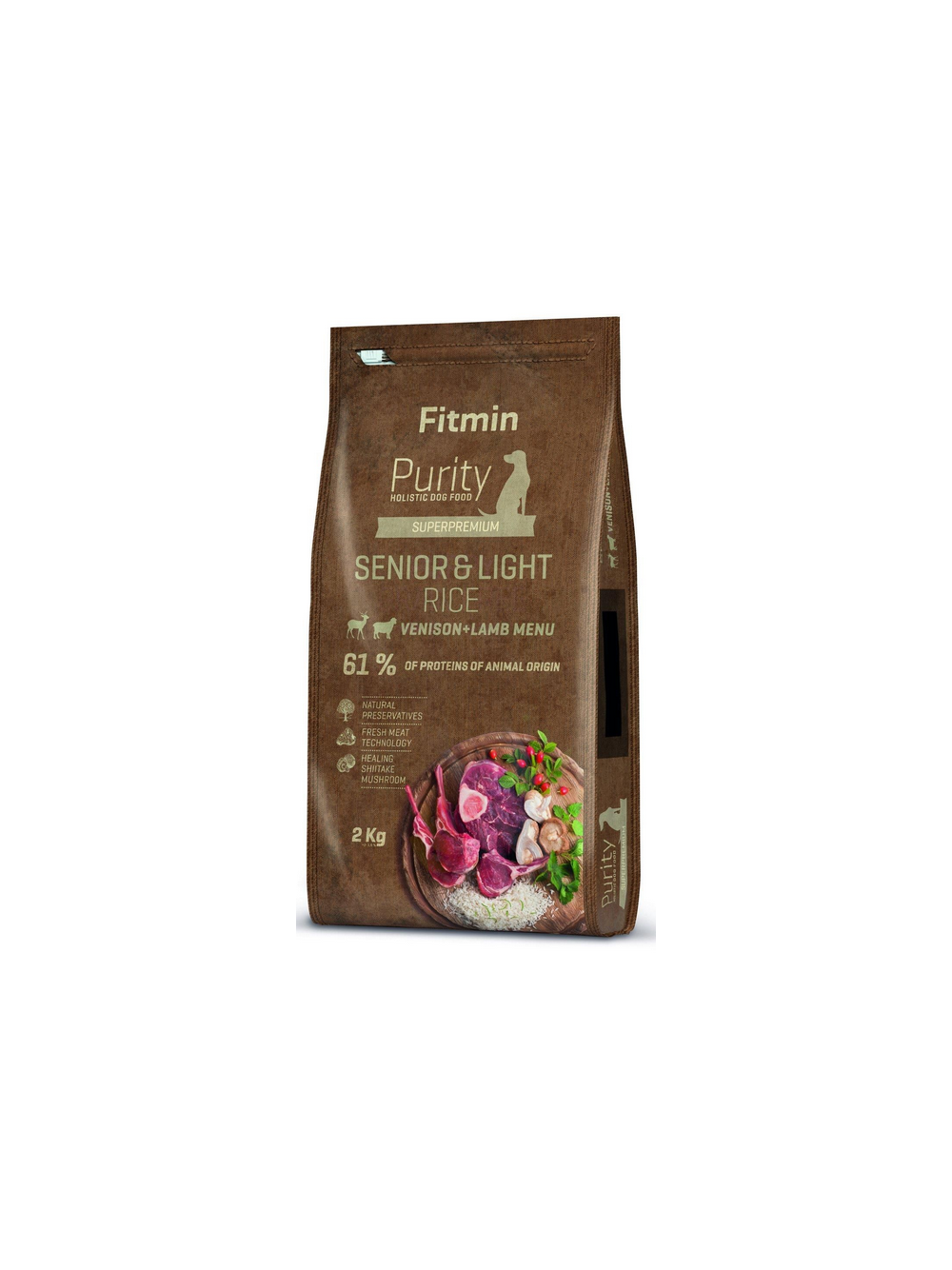 Fitmin purity rice senior&light venison&lamb 2kg