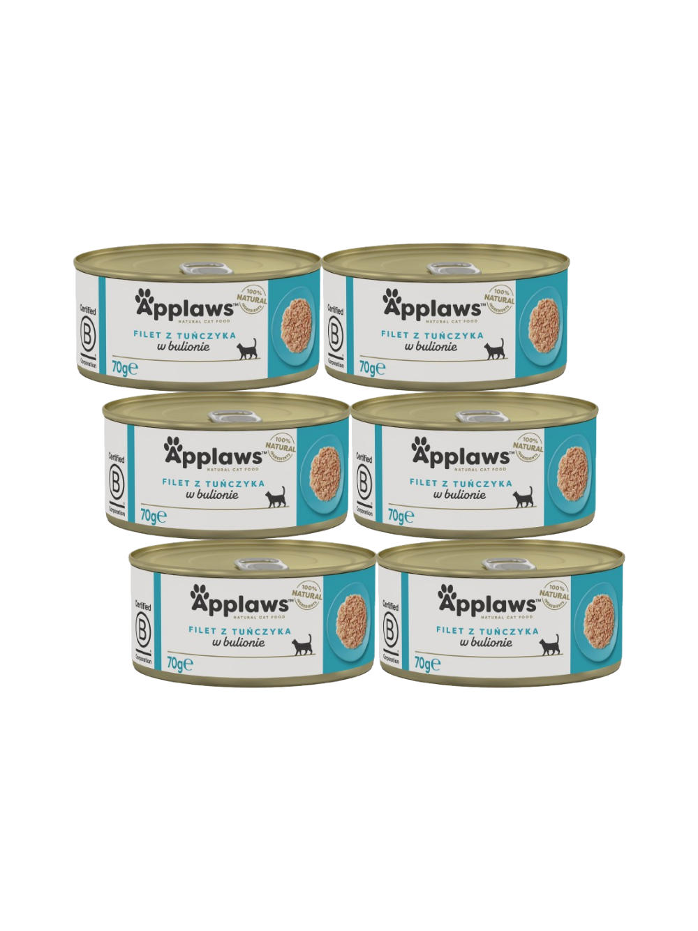 Applaws Cat Tuńczyk 6x70g PUSZKA