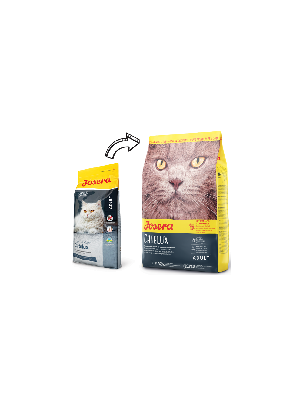 JOSERA Catelux 10kg + niespodzianka dla kota GRATIS!