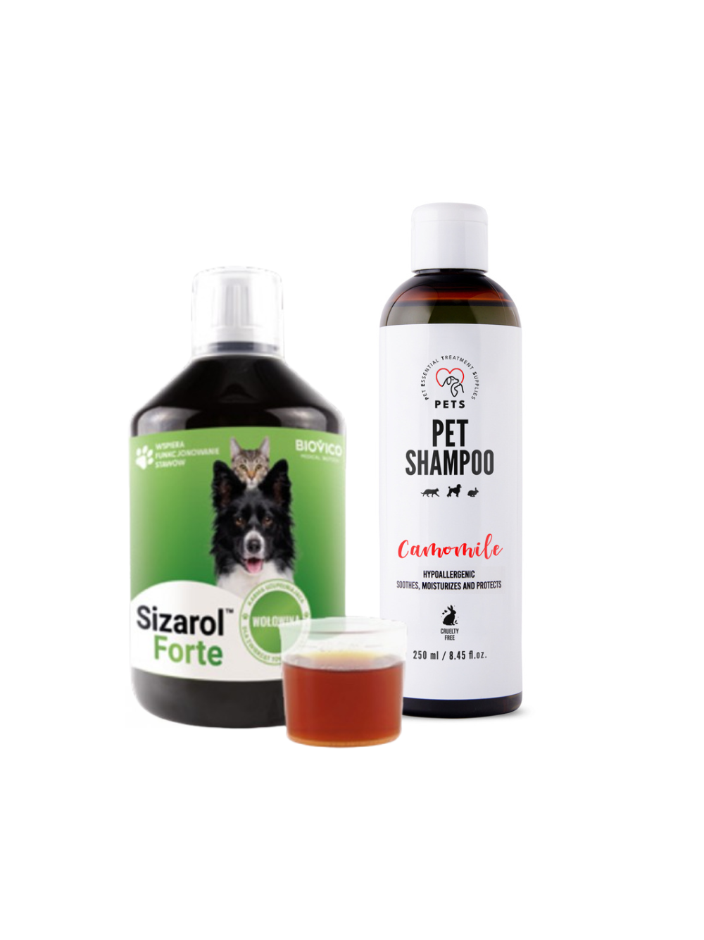 BIOVICO Sizarol Forte 500 ml + PET Shampoo Camomile_Szampon Rumiankowy 250ml Hypoallergenic GRATIS !!!