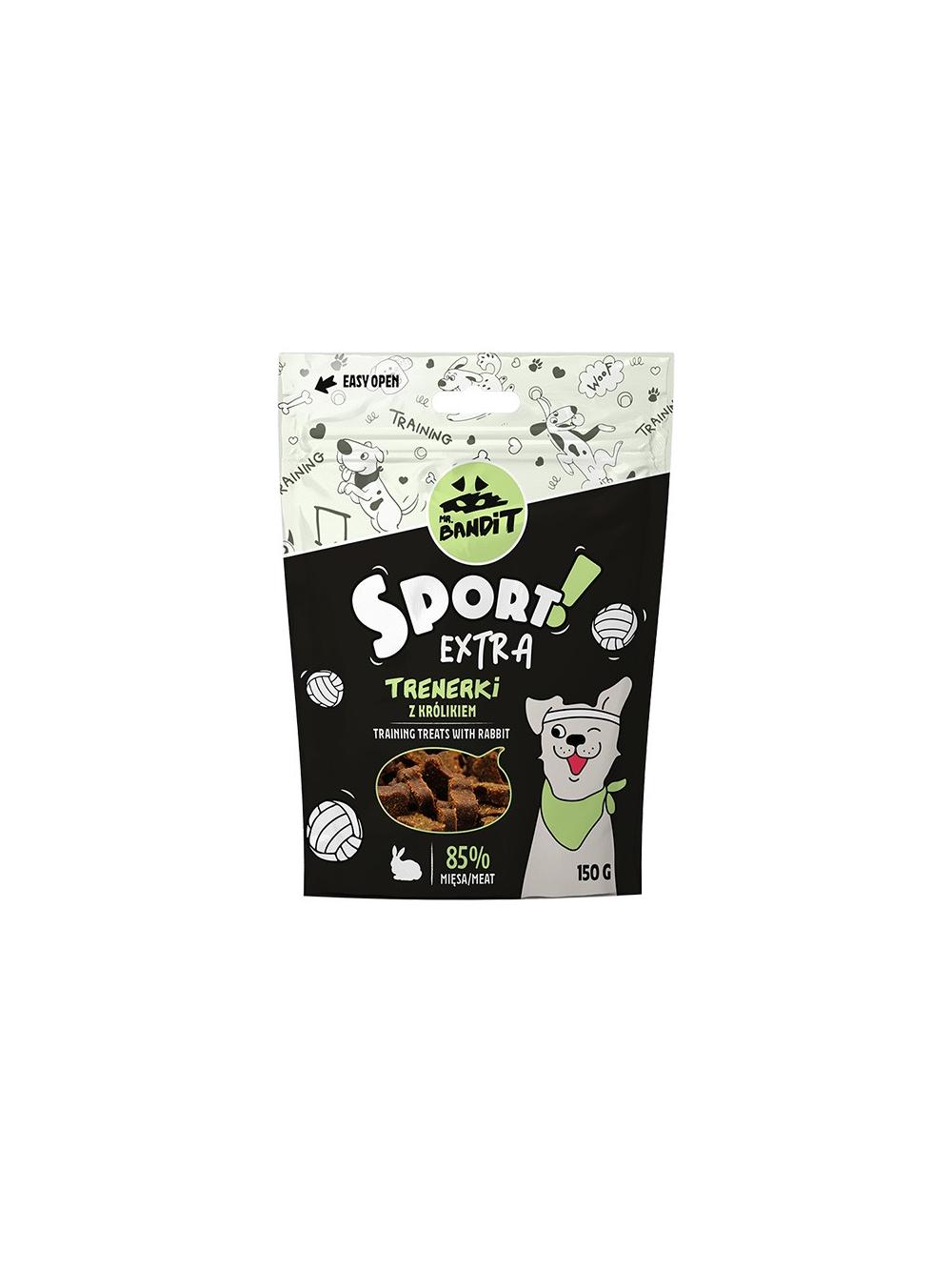 MR. BANDIT trenerki sport extra z królikiem 150g
