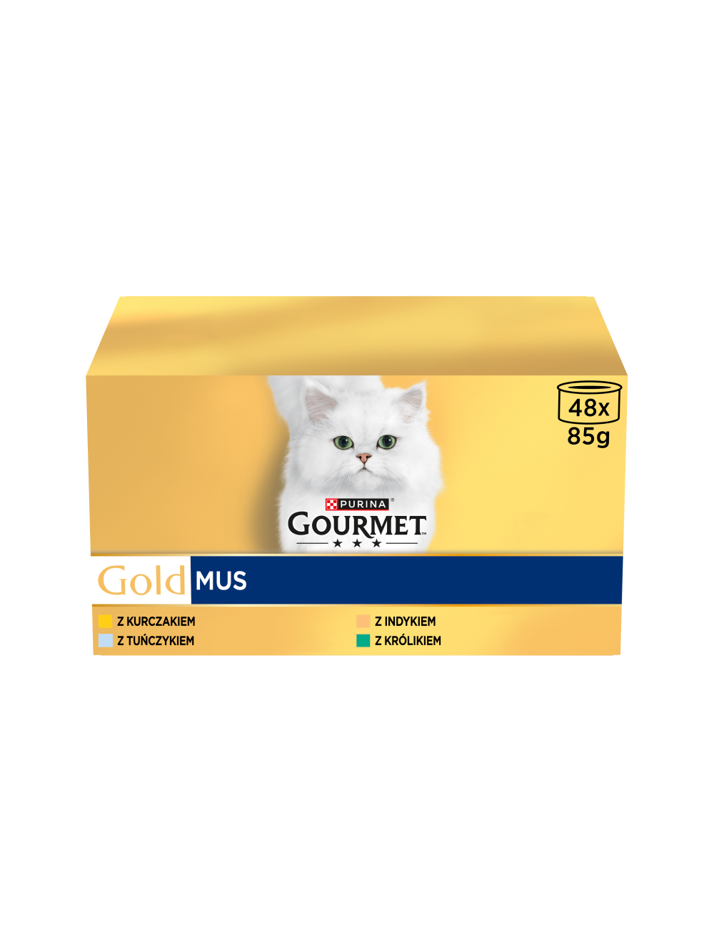 Purina Gourmet Gold Karma dla kotów mus 48 x 85 g