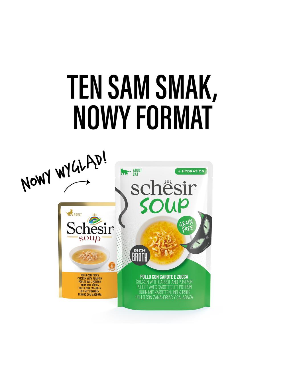 Schesir Soup kurczak z dynią 40g saszetka