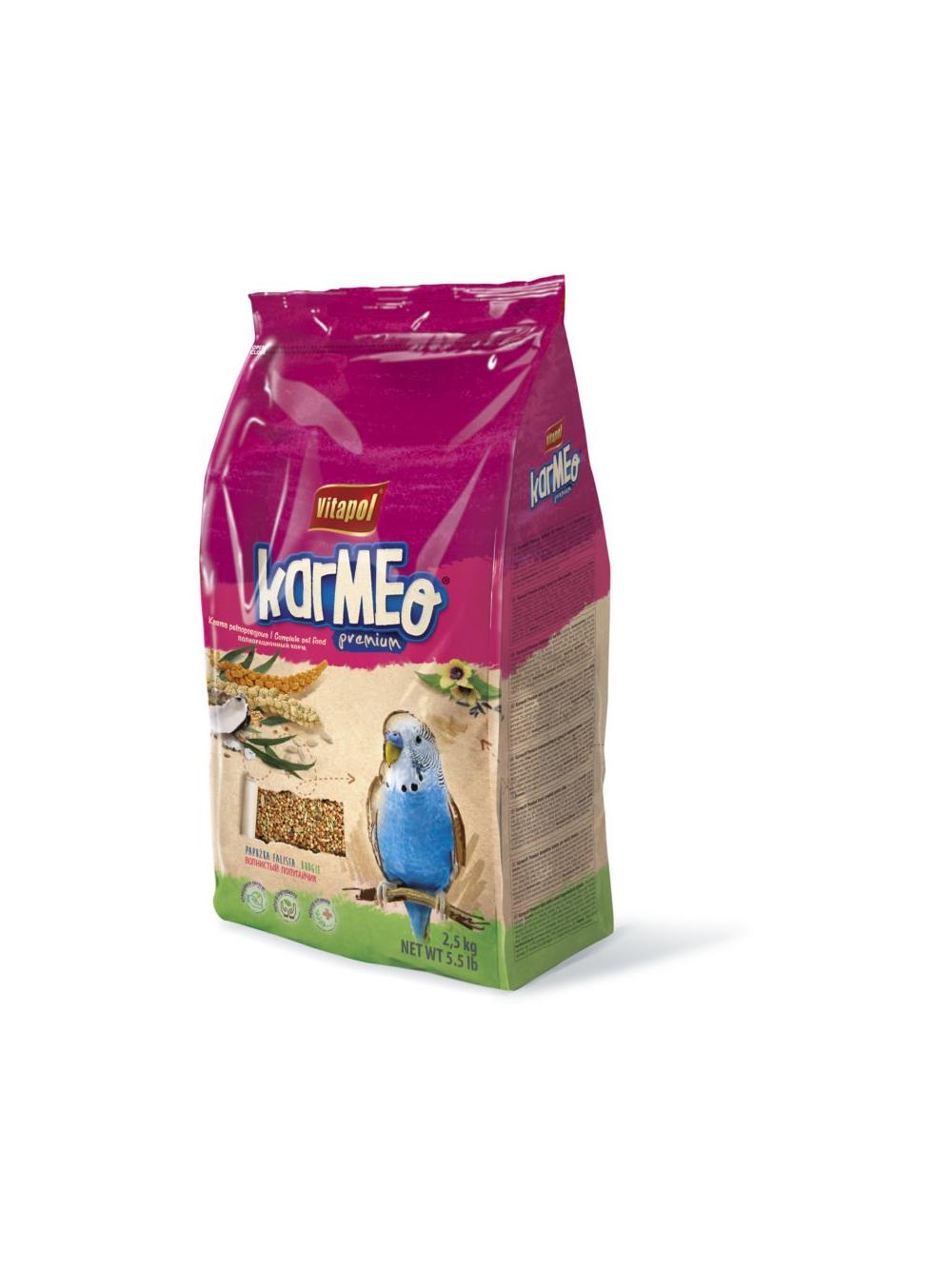 Vitapol  KARMEO PREMIUM karma pełnoporcjowa dla papużki falistej 2,5kg / Opakowanie  uszkodzone (9383,9665)