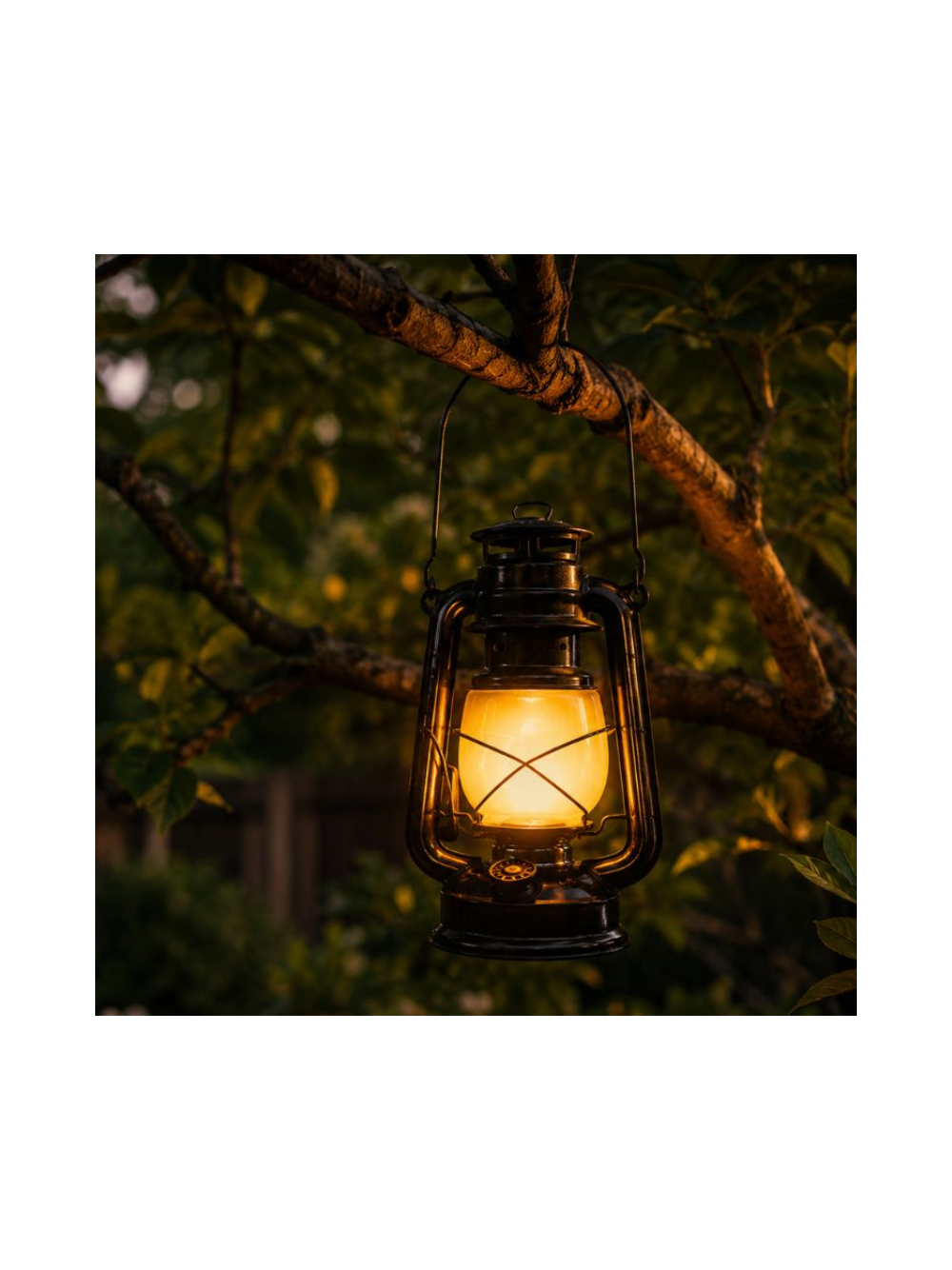 Lampion retro LED