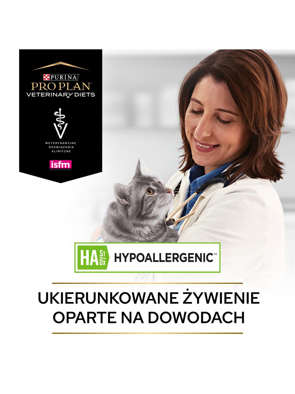PRO PLAN Veterinary Diets HA St/Ox Hypoallergenic Karma sucha dla kota 3,5kg
