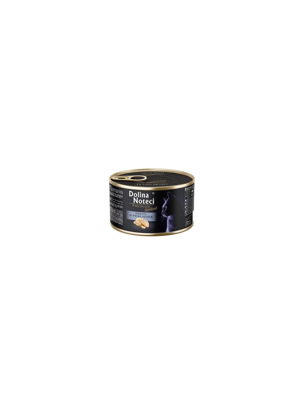 DOLINA NOTECI Premium Sterilised dla kota bogata w perliczkę 185g