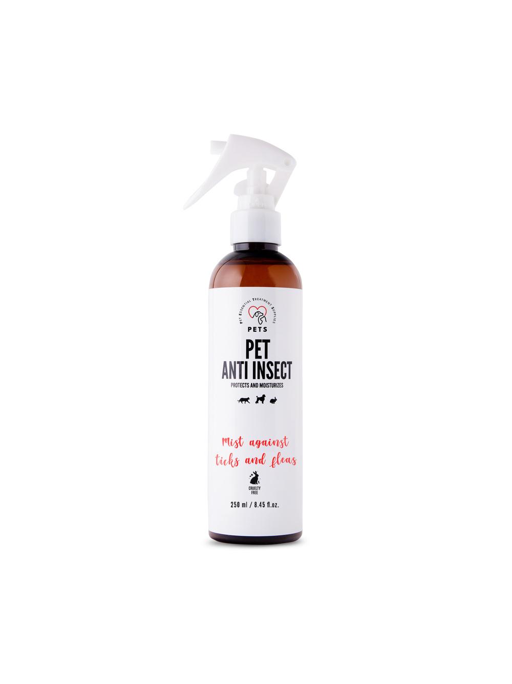 PET Shampoo Vitamin_Szampon Witaminowy 250ml Odżywczy i pielęgnujący + PETS ANTI INSECT - skuteczna ochrona przeciw kleszczom, pchłom oraz innym owadom 250ml