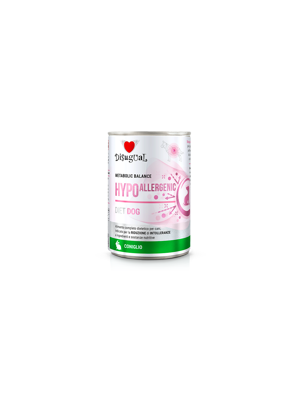 Disugual Karma mokra dla psa Weterynaryjna HYPOALLERGENIC Królik (dorosły) 6x400g