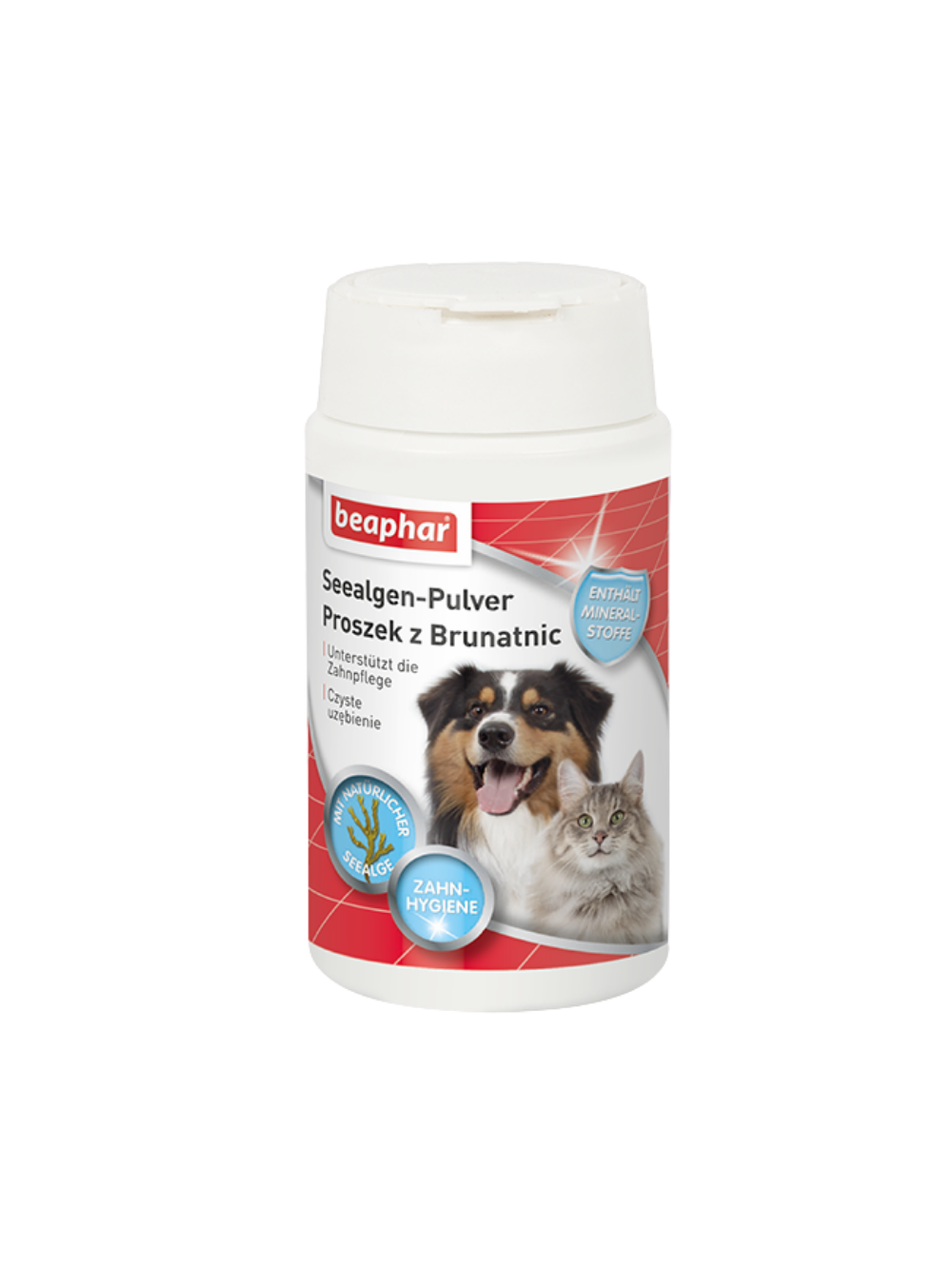 Beaphar DENTAL POWDER 75G - brunatnice; zapobiega przykremu zapachowi z j. ustnej