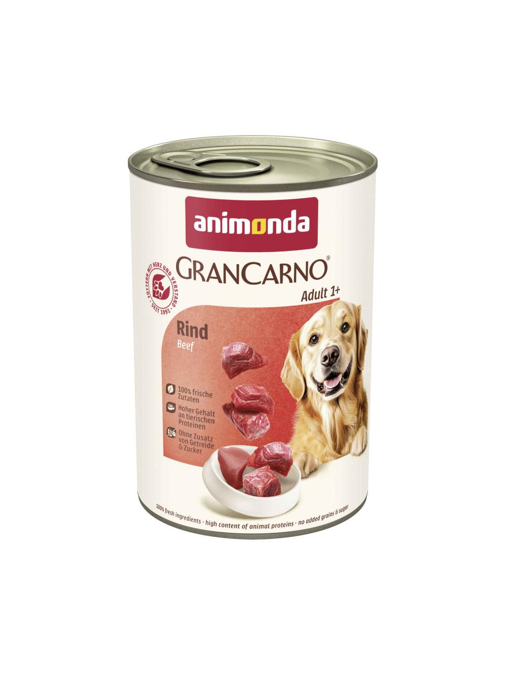 ANIMONDA GranCarno Adult Dog smak: Wołowina 400g