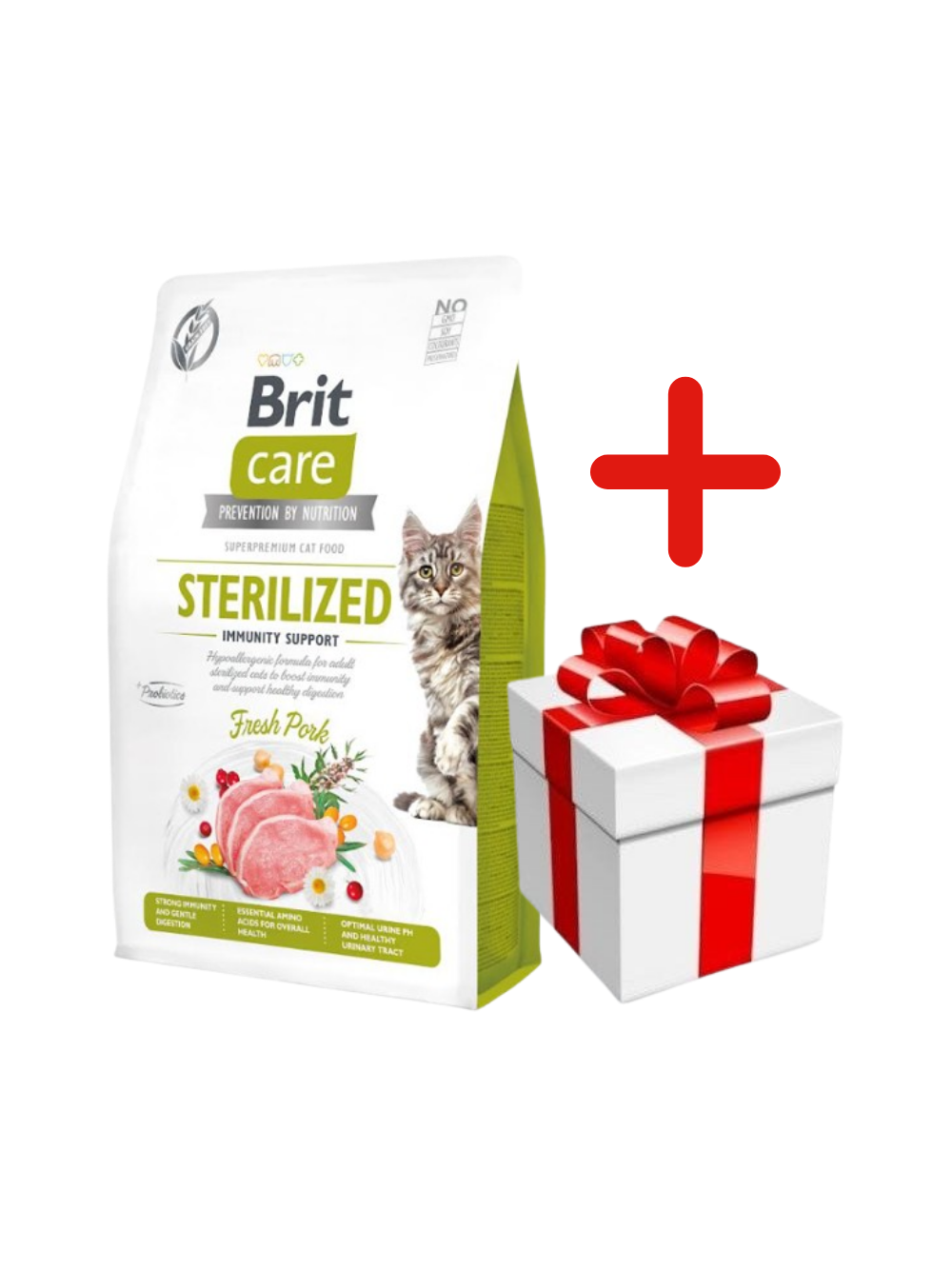 BRIT Care Cat Grain-Free Sterilized Immunity Support 400g + NIESPODZIANKA DLA KOTA GRATIS!!