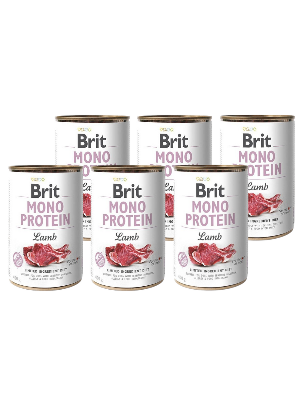 BRIT MONO PROTEIN LAMB 6x400g