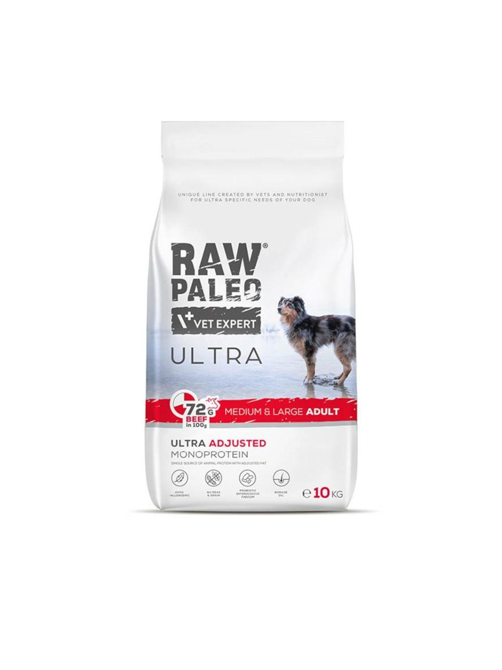 Vetexpert Raw Paleo Ultra Beef Adult Medium/ Large 10kg