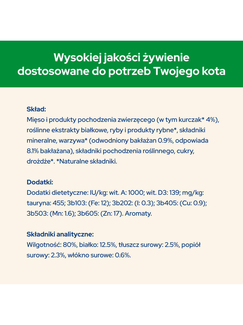 CAT CHOW Sterilised Karma dla kotów z kurczakiem i bakłażanem w sosie 10x85g