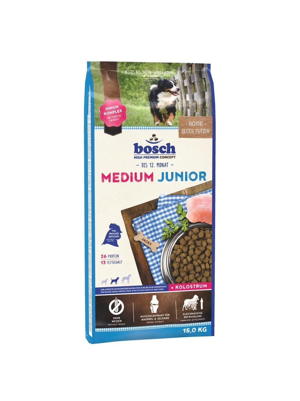 Bosch Junior Medium (nowa receptura) 15kg