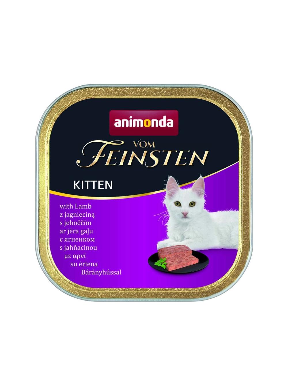 ANIMONDA Vom Feinsten Kitten smak: z jagnięciną 6 x 100g