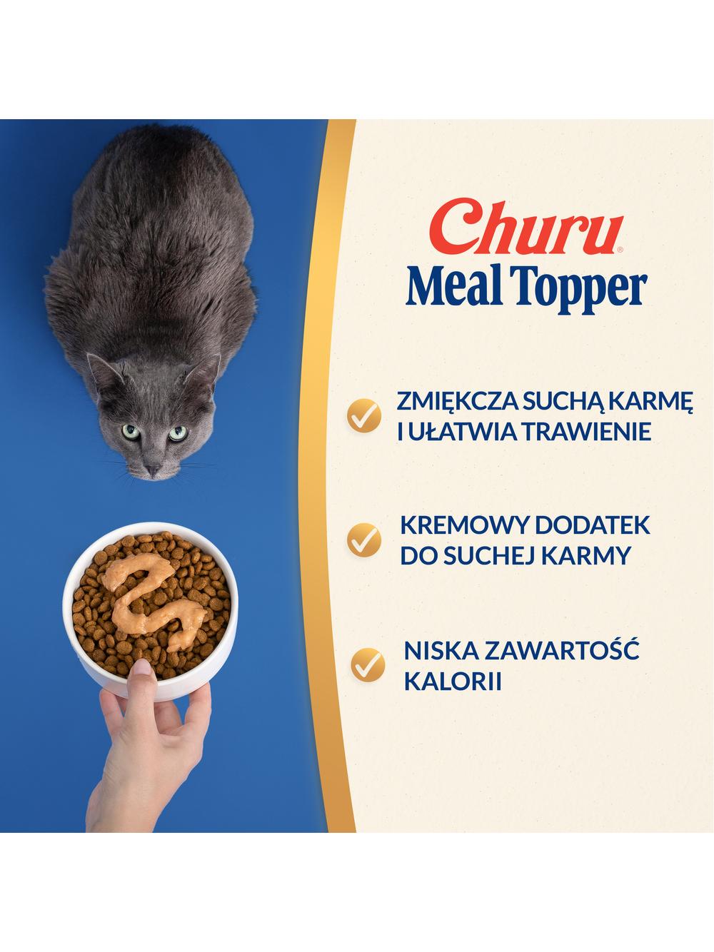 INABA  Cat Meal Topper Tuna With Scallop Recipe 4x14 (56g)