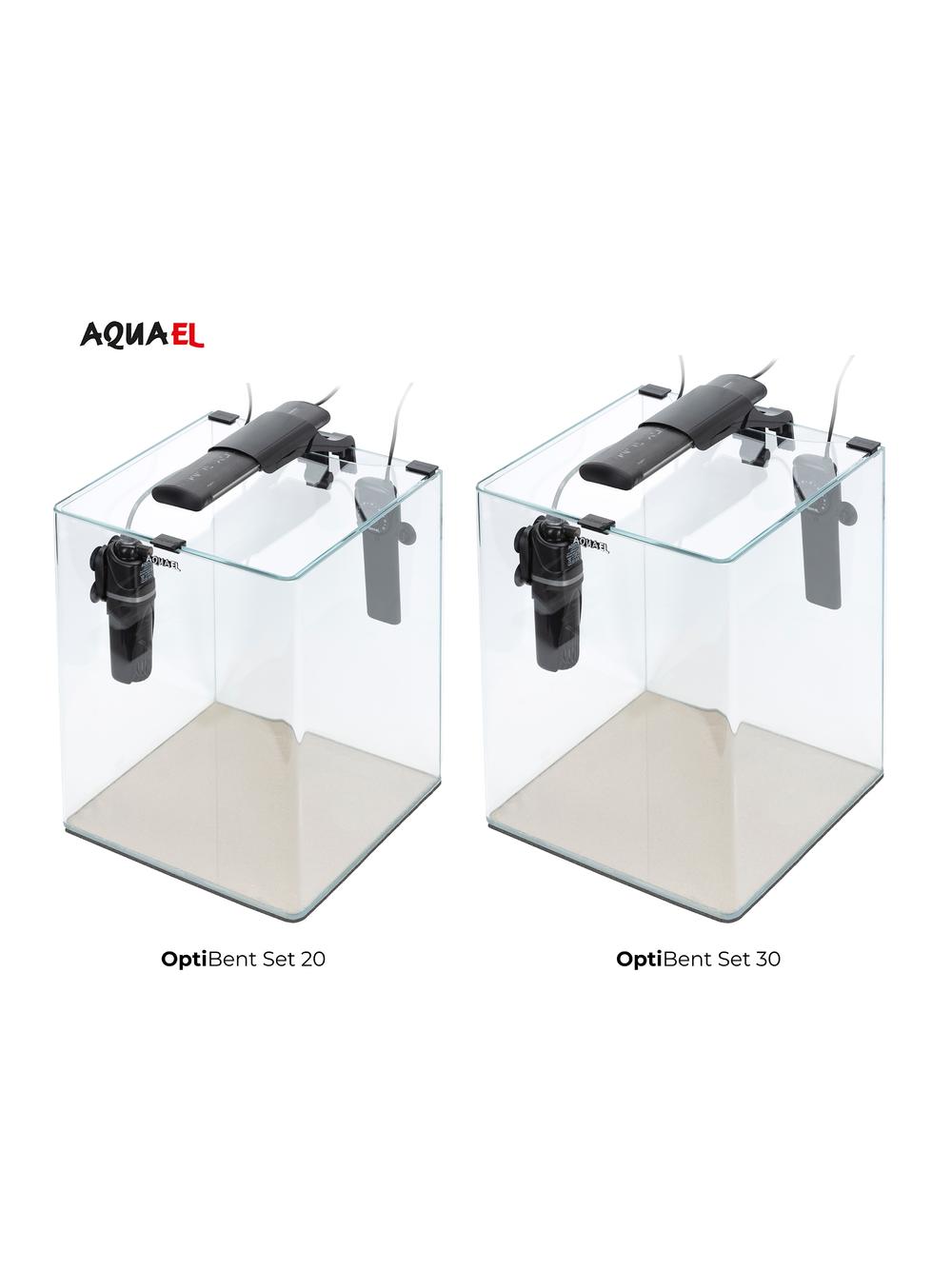 AQUAEL Zestaw Aquael Opti Bent Set Day & Night [30l] - czarny