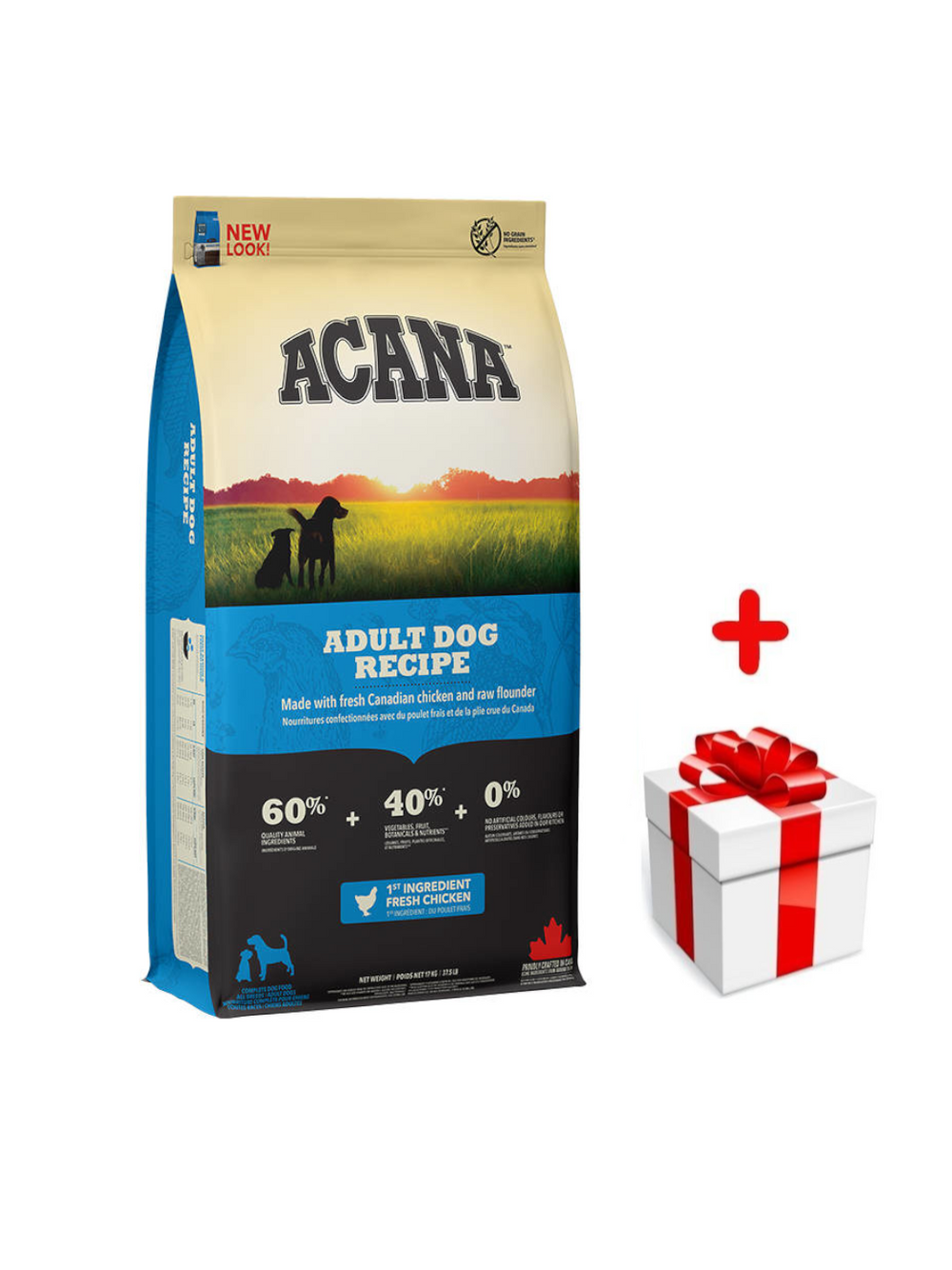 ACANA Adult Dog 17kg + niespodzianka dla psa GRATIS!