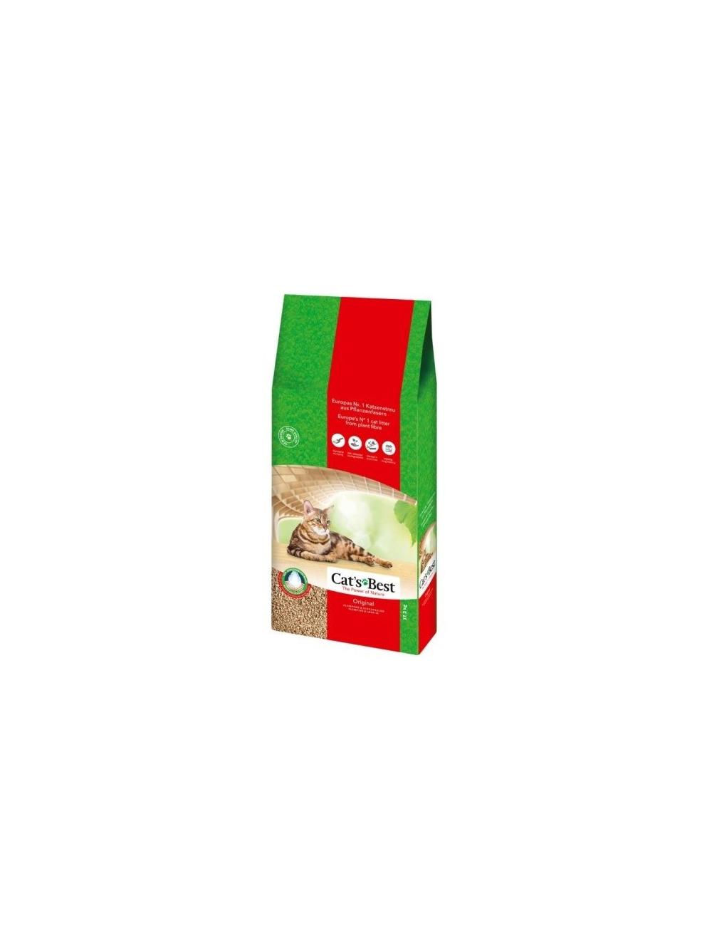 JRS Cats Best Eko Plus - Żwirek Drewniany Zbrylający 30l / 13kg / Opakowanie uszkodzone (5279,5583,6075,6243,6418,8188,8556) !!!