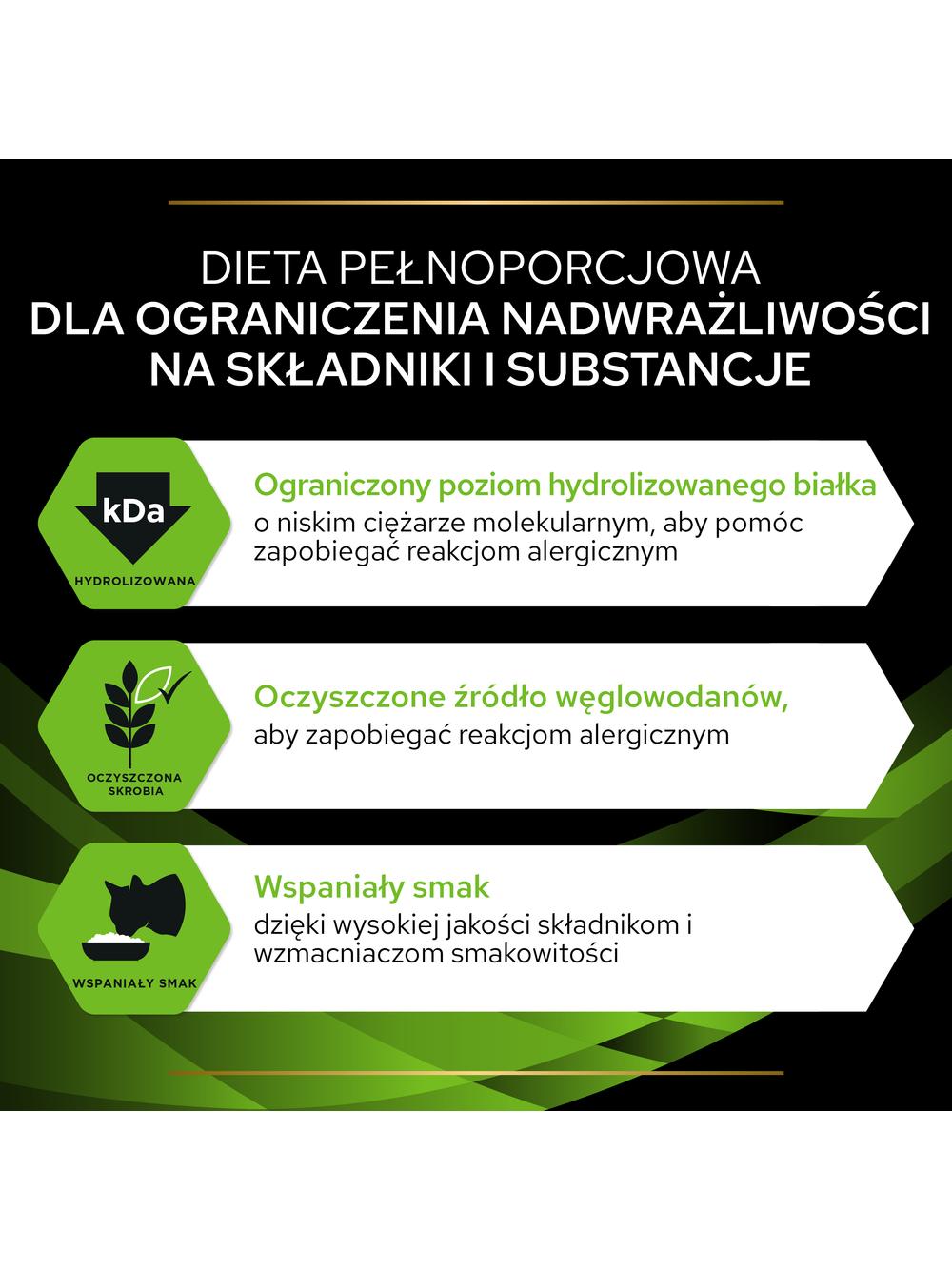 PRO PLAN Veterinary Diets HA St/Ox Hypoallergenic Karma sucha dla kota 3,5kg