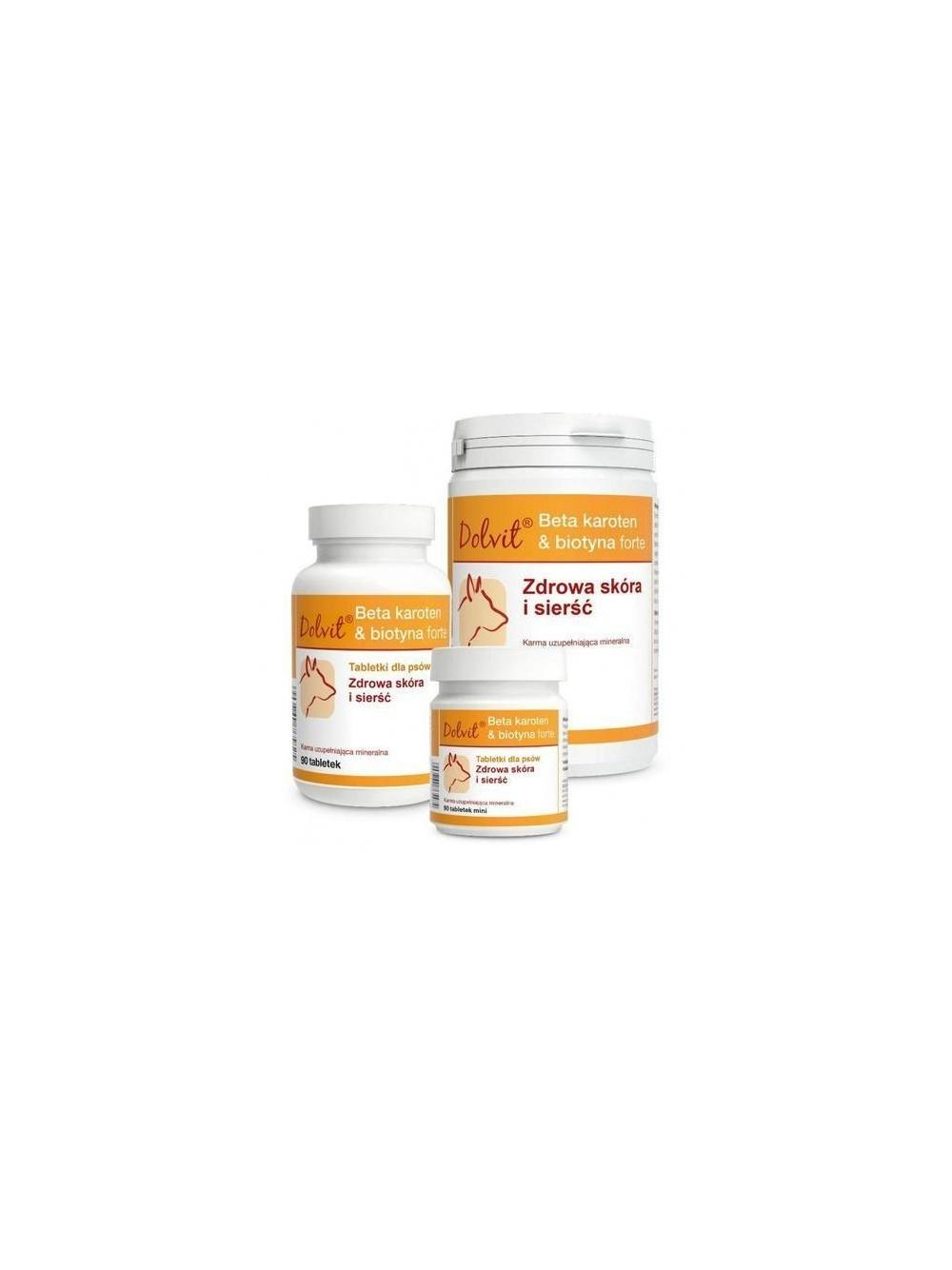 Dolvit Beta karoten & biotyna forte Mini 2x90 tabletek