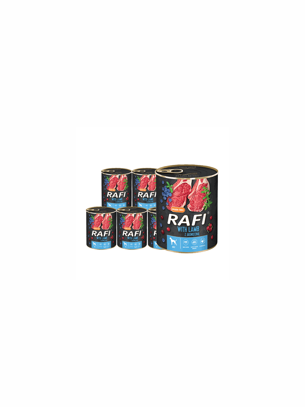 DOLINA NOTECI Rafi z jagnięciną 6x800g