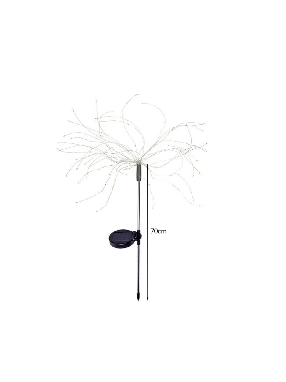 Lampa ogrodowa solarna - dmuchawiec - 2szt