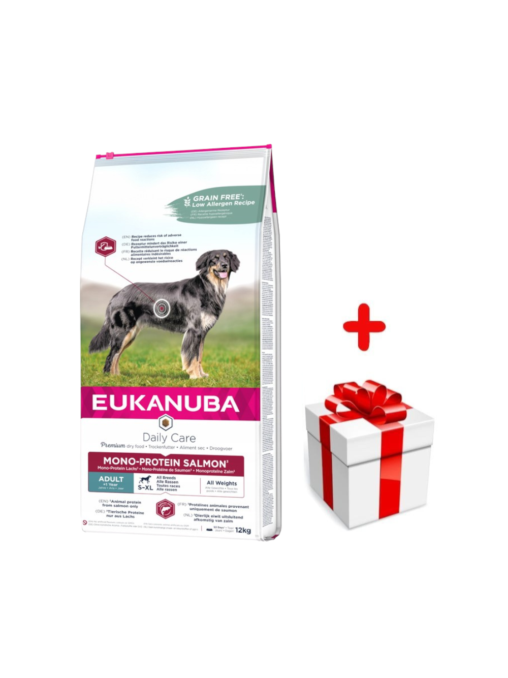 EUKANUBA Mono-Protein Salmon 12kg + niespodzianka dla psa GRATIS!