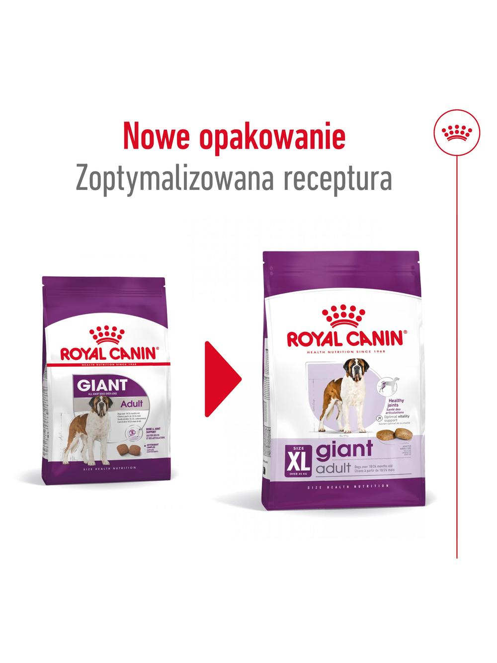 ROYAL CANIN Giant Adult 15kg karma sucha dla psów dorosłych, od 18/24 miesiąca życia, ras olbrzymich