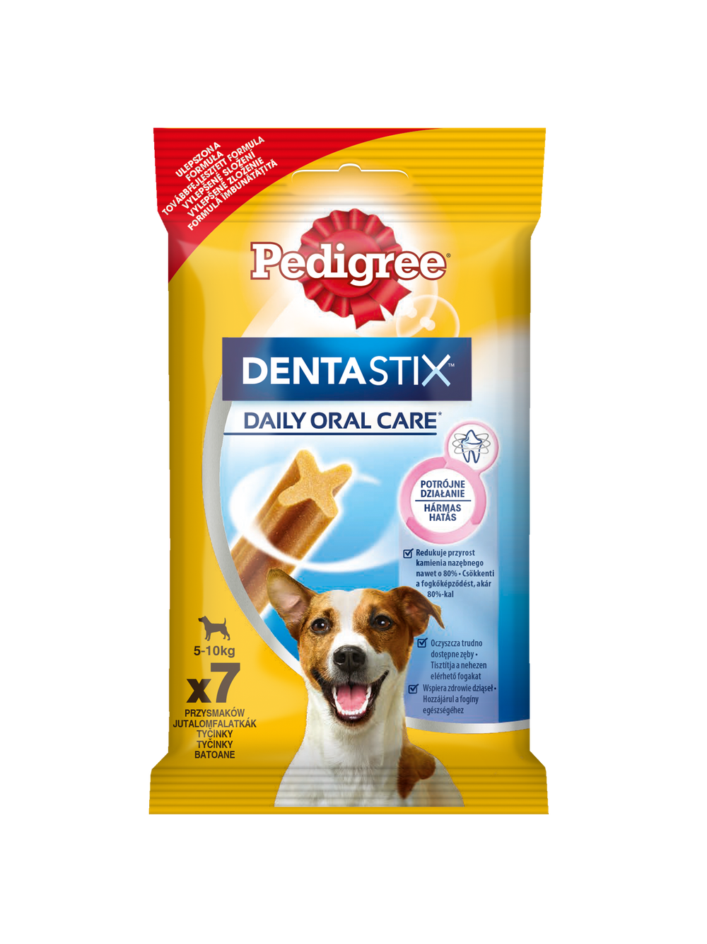 PEDIGREE DentaStix (małe rasy) przysmak dentystyczny dla psów 7 szt. - 110g