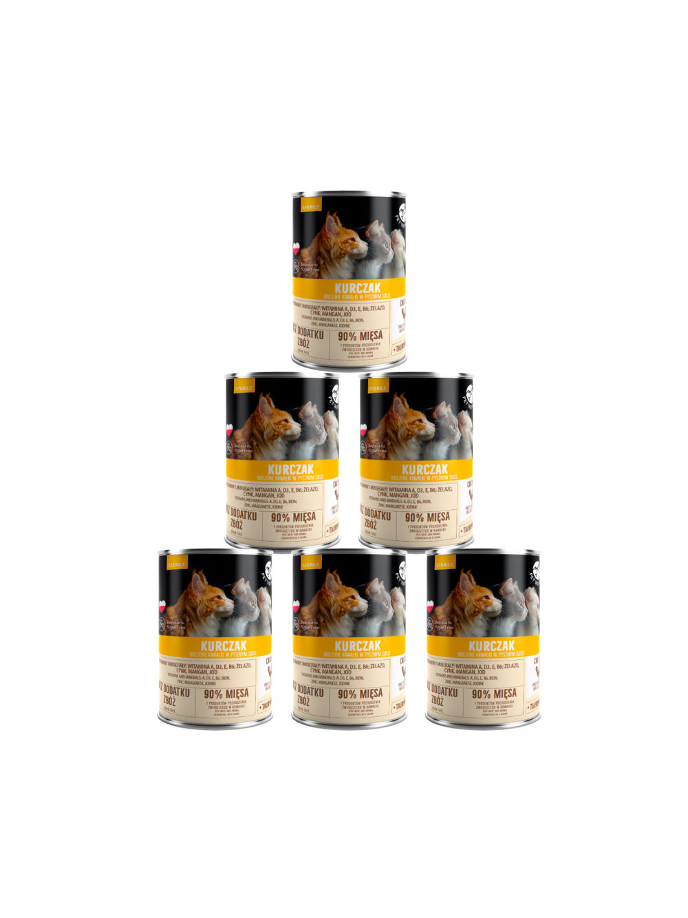 PetRepublic kawałki w sosie z kurczakiem(steril) 6x400g
