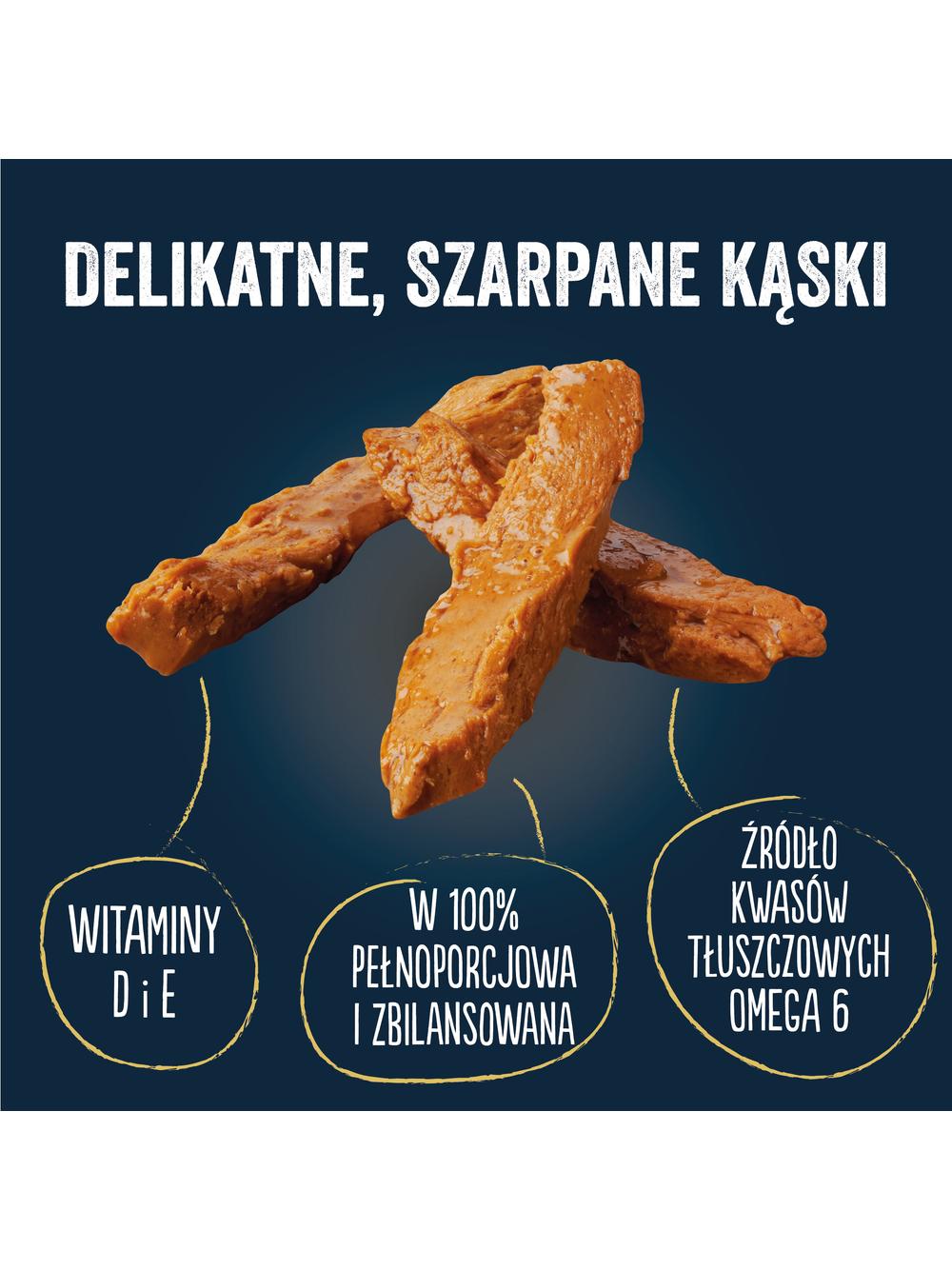 FELIX Tasty Shreds  mokra karma dla kota z łososiem i tuńczykiem w sosie 4x80g