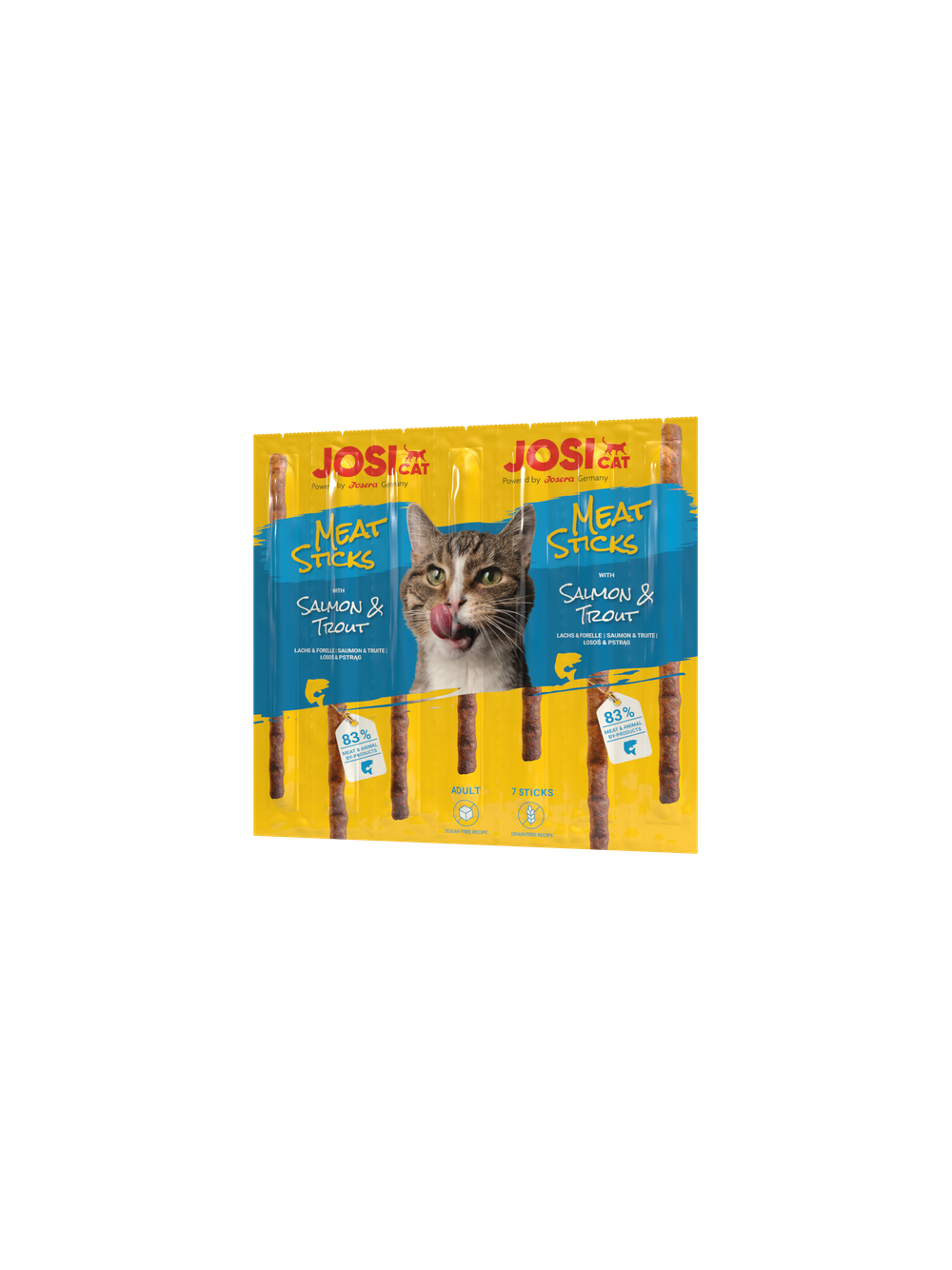 JOSERA JosiCat Meat Sticks with Salmon & Trout 35g (7 szt)