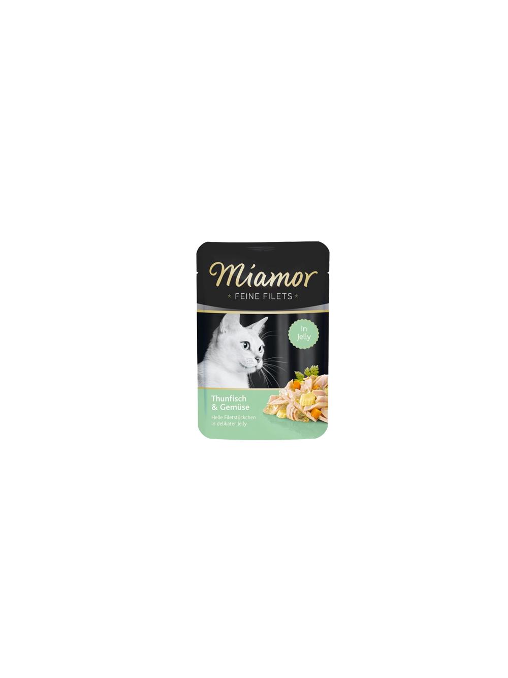 Miamor Feine Filets - mokra karma dla kota filety z tuńczyka z warzywami 24x100g