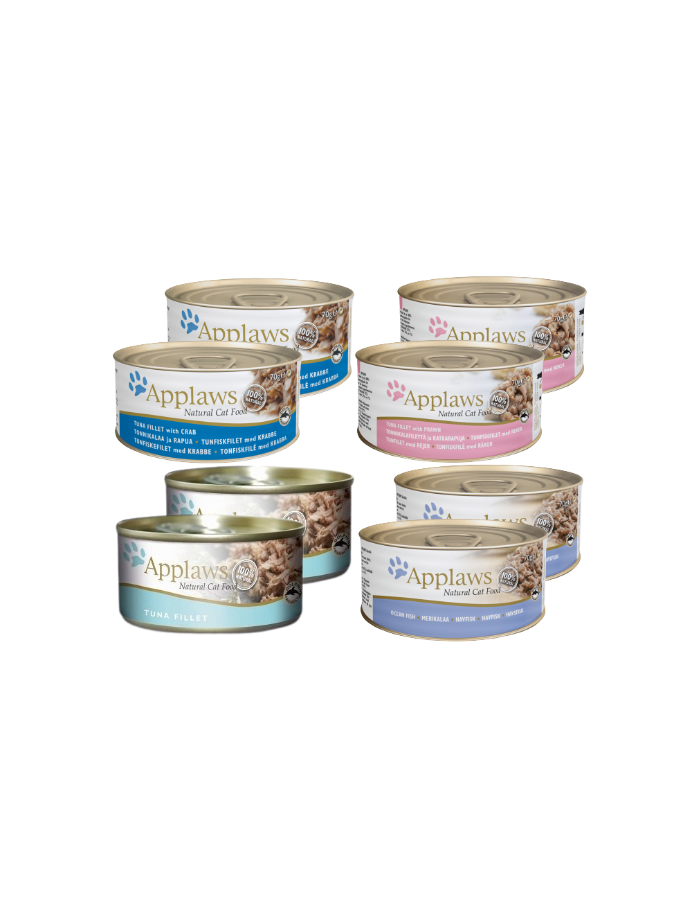 Applaws Cat Mix - Smaki morskie (8x70g)
